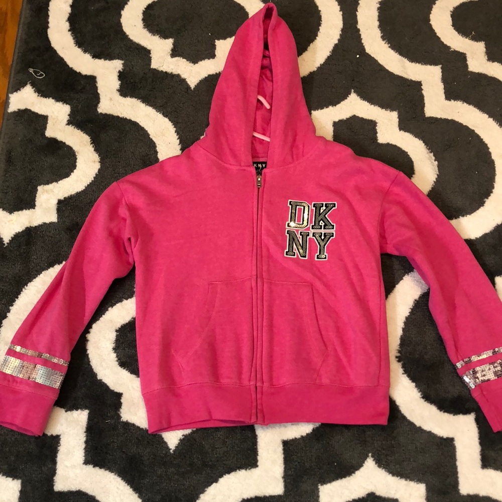 pink Zip up jacket with hood